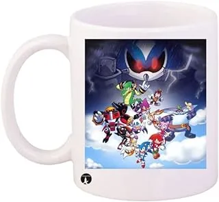 RYN Design/Sonic Mug White/Blue/Red Standard Size