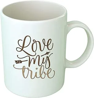 Fast-print Printed Mug Love My Tribe - Multi Color