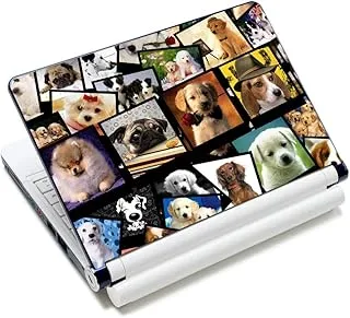 Cute Dogs Laptop Skin Sticker Vinyl Sticker Decal Protector Cover for 12 13 13.3 14 15 inch Notebook PC