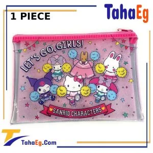 Taha Offer Cute Transparent Multi-functional PVC Zipper Bag 1 Piece