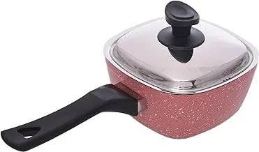 Saflon Powerline Granite Casserole, 18 cm Size, Rose