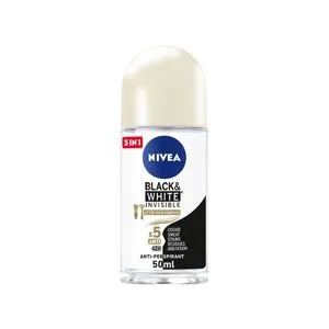 NIVEA Black & White Invisible For Women, Roll-on 50ml