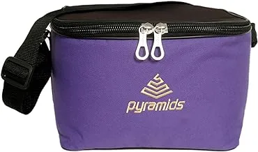 Pyramids Soft Cool Bag, 9-Liter Capacity, Purple