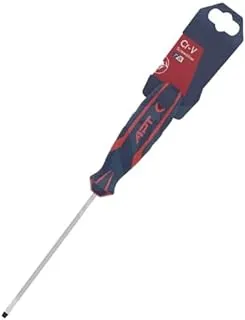 APT Screw Driver with Dual Color Handle and Card Holder, 3 mm x 100 mm Blade Size