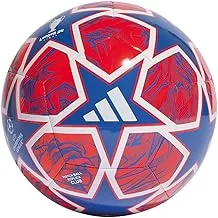 Adidas UEFA Champions League Club Machine-Stitched Football/Soccer Ball for Unisex, Size 4 EU, Glory Blue/Solar Red/White