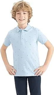 DeFacto Boys Regular Fit Short Sleeve Z8756A6 Polo Neck Shirt