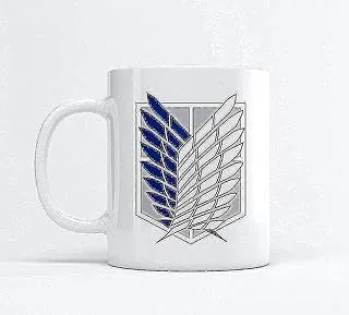 attack on titans anime - wings of liberty printed Mug