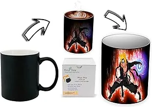 Risty Shop Naruto (Style-125) Gourmet Coffee Magic Mug Superhero Jujutsu Manga Anime Lovers Capacity 350 ml, Dishwasher, Microwave Safe, Must Buy, Birthday Gift.