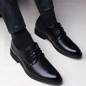 Fashion (Black)Fashion Slip New Men's Dress Shoes Men's Oxford Fashion Business Dress Men's Shoes Classic Leather Suit Shoeshot Wedding Shoes ACU