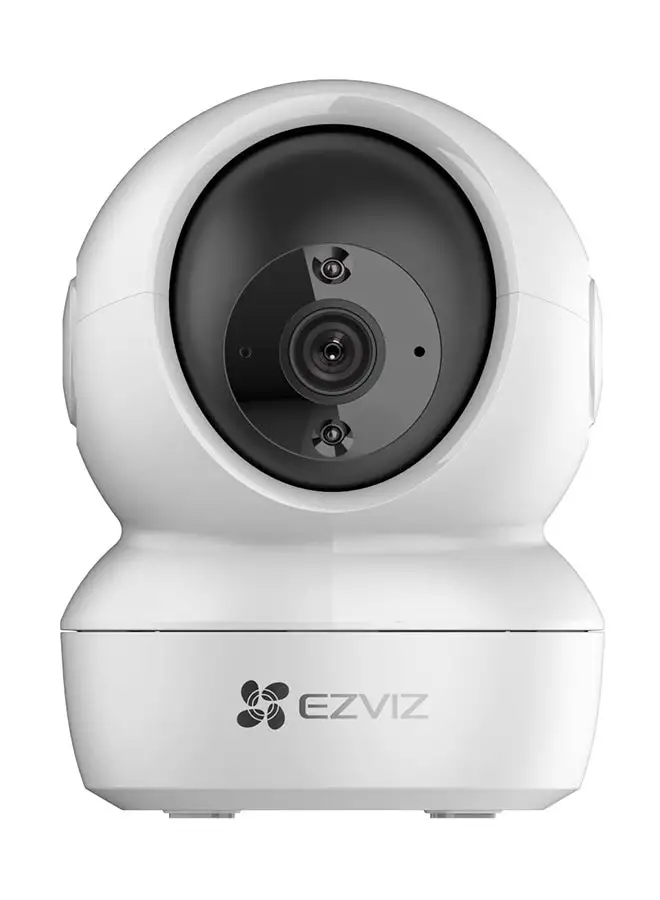 كاميرا EZVIZ H6c Pan Tilt Smart Home Wifi بدقة FHD باللون الأبيض