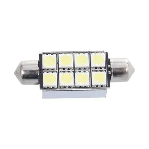 42 مللي متر 8 SMD 5050 LED أبيض Canbus رقم لوحة الضوء c5w