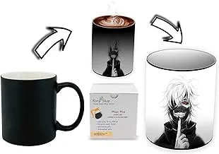 Risty Shop Tokyo Ghoul (Style-113) Gourmet Coffee Magic Mug Superhero Jujutsu Manga Anime Lovers Capacity 350 ml, Dishwasher, Microwave Safe, Must Buy, Birthday Gift.