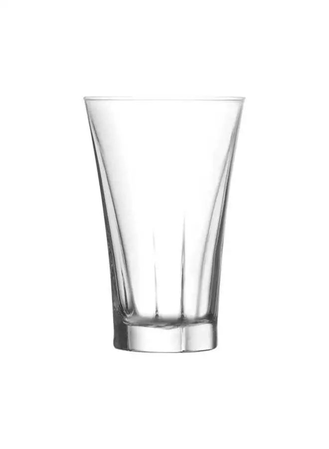 LAV High 6 Piece Glasses Set 100 Ml-Clear