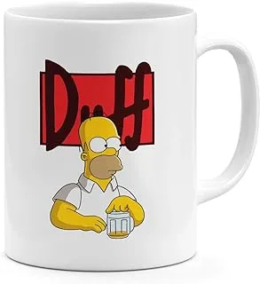 Duff Homer Simpson 11oz Coffee Mug The Simpsons 11oz Ceramic Novelty Mug