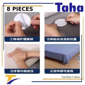 Taha Offer Multi Use Scotch Velcro Adhesive  8 Pieces