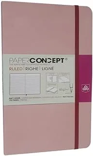 OPP PAPER CONCEPT 14 x 9 cm Soft Cover Executive Notebook - Pastel Colors - Pink