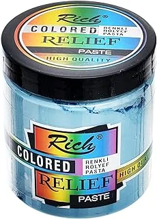 Rich NO:10165 Colored Relief Paste 250ML Designed To Catch The Eye And Leave A Lasting Impression - Baby Blue