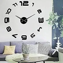 Modern 3D Frameless Large Wall Clock