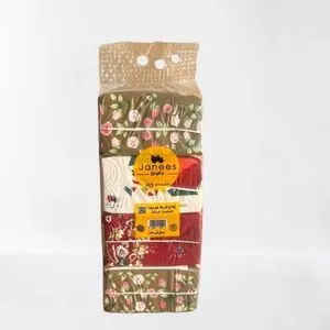 Janees Facial Tissue From Janees - 4 Pack - 750 Tissue - 3 Ply