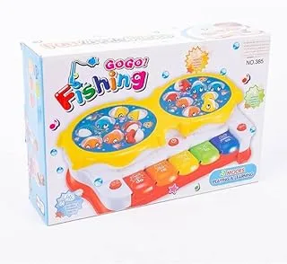 Accessories Shop Plastic Educational Fishing Game With Different Musical Buttons And 3 Modes For Kids - Multi Color