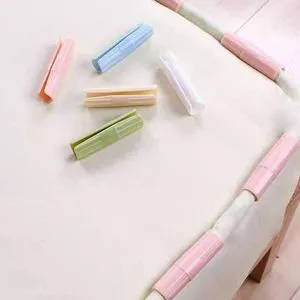 Non-slip Bed Sheet Clips - 8 Pieces+ِTaha Bag Free