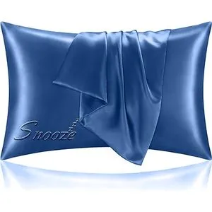 Snooze Satin Pillowcase For Hair And Skin, 48*70 Cm, Blue