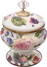 Avsar Decor 16895 Enamel Sugar Bowl with Lid