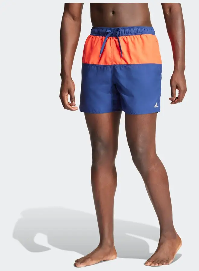 Adidas Colorblock CLX Swim Shorts Short Length