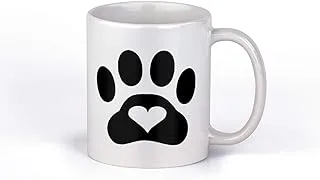 I love my Puppy Coffee Mug | Cute Puppy Paw Print | 11-Ounce Mug | DD081