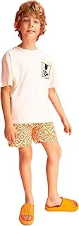 DeFacto Boy Regular Fit A2001A8 Woven Swimming Short