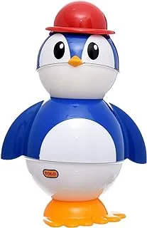 Plastic Stacking Penguin Separated With Pouring Holes And Hat To Play And Fun For Kids Set Of 6 Pieces - Multi Color