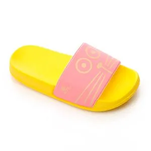 Activ Kitty Girls Yellow & Ligh T Rose Summer Sliders