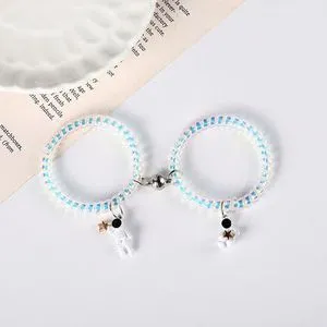 Fashion 1 Pair Hair Ties For Couple Best Gift Elastics Hair Bands