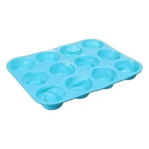 12 Eye Silicone Cupcake Mold.