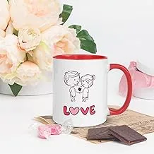 Cute Couple Holding Hands Coffee Mug, Valentine's Day Mug -cr-19253