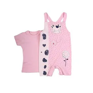 Zercon Summer 2 Piece Set For Newborn Girls 6157 - 0-18 M