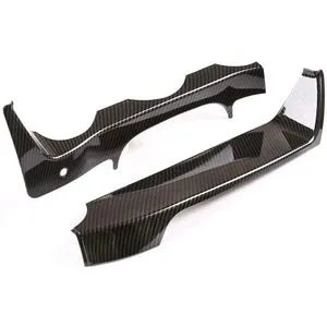 Car Carbon Fiber Steering Wheel Dashboard Panel Cover Frame Trim for Mercedes Benz C Class W204 2011 2012 2013