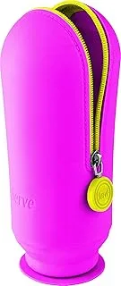 SERVE Hoop Silicone Vacuum Pencil CASE, Fluo PNIK