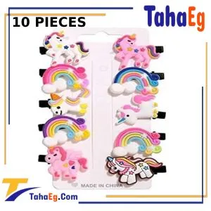 Taha Offer 10 Cute Hair Clips Multi Color