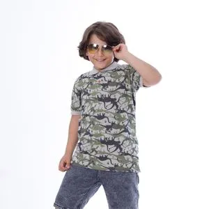 Bebo Boy's T-shirt_Dark Green