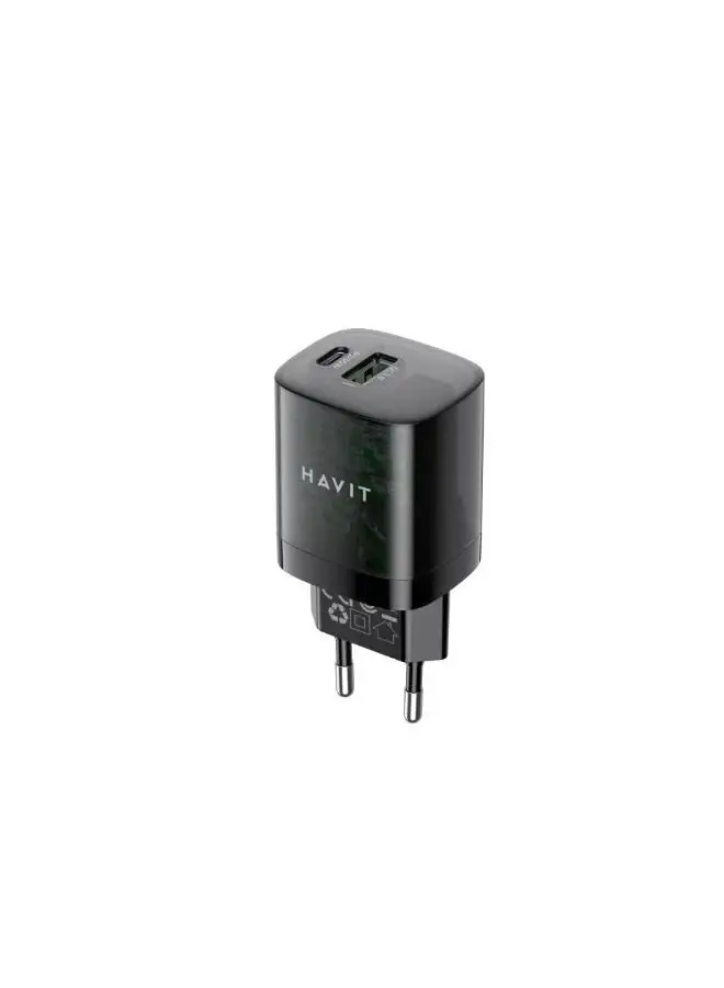 havit Havit UC303 Mobile series GaN - 30W Travel charger - Black