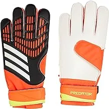 adidas PRED GL TRN BLACK/SOLRED/SYELLO FOOTBALL/SOCCER GOALKEEPER GLOVES (W/O FINGERSAVE) for Unisex size 10-