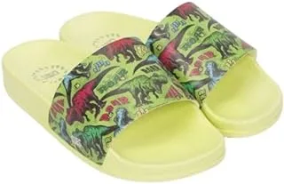 Cubs boys Green Roar Slide Sandal