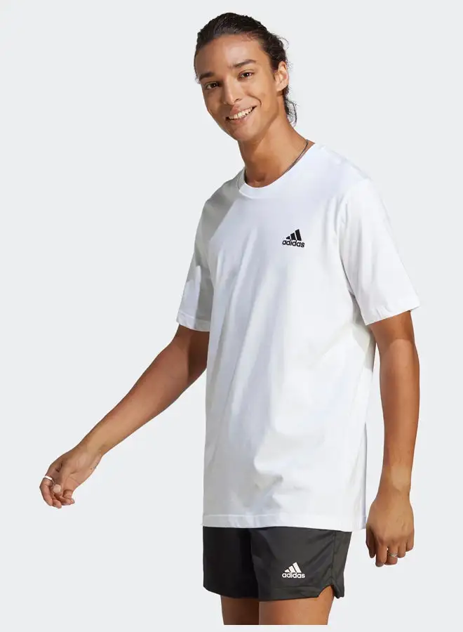 Adidas Essentials Single Jersey Embroidered Small Logo T-Shirt