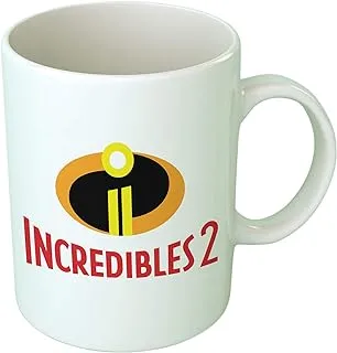 كوب سيراميك من Upteetude Incredibles، أبيض