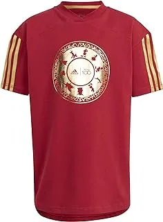 adidas LK DY 100 T ACTMAR/GOLDMT T-SHIRT (SHORT SLEEVE) for KIDS BOYS AND GIRLS size