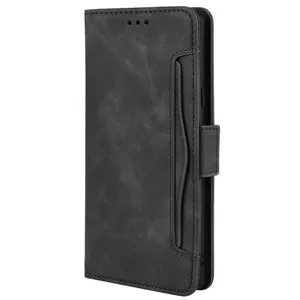 Samsung Galaxy Note 9 Case Leather Wallet Flip Cover Case With Card Slots - Black