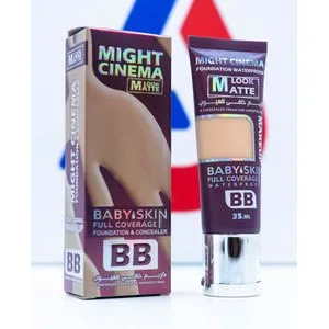 Might Cinema BB Babyskin Full Coverage Foundation & Concealer 35ml - 101