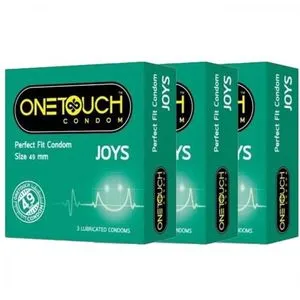 One Touch ONETOUCH Joys Condoms (3 Packs Of 3 Condoms)