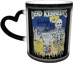 IUBBKI De-Ad Ke-Nn-Edys Skeleton Heat Sensitive Color Changing Color Cup Changing Mug in The Sky Magic Funny Art Coffee Mugs Ceramic Cup Personalized Gifts for Family Lovers Friends